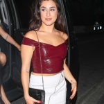 Lauren Jauregui in a White Leather Skirt Was Seen Out in Los Angeles