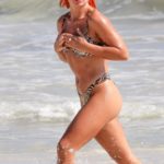 Jessica Woodley in Bikini on the Beach in Tulum