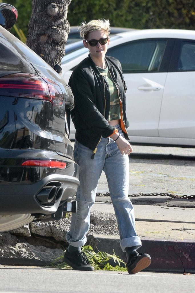 Kristen Stewart in a Blue Jeans