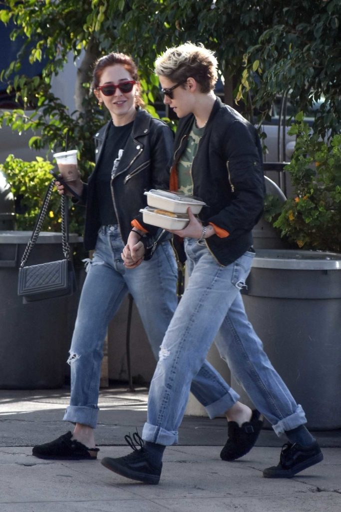 Kristen Stewart in a Blue Jeans