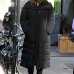 Mariska Hargitay on the Set of Law and Order: Special Victims Unit in NYC