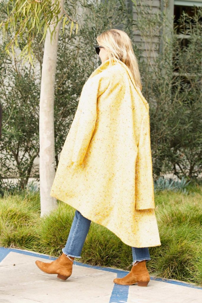 Reese Witherspoon in a Yellow Coat