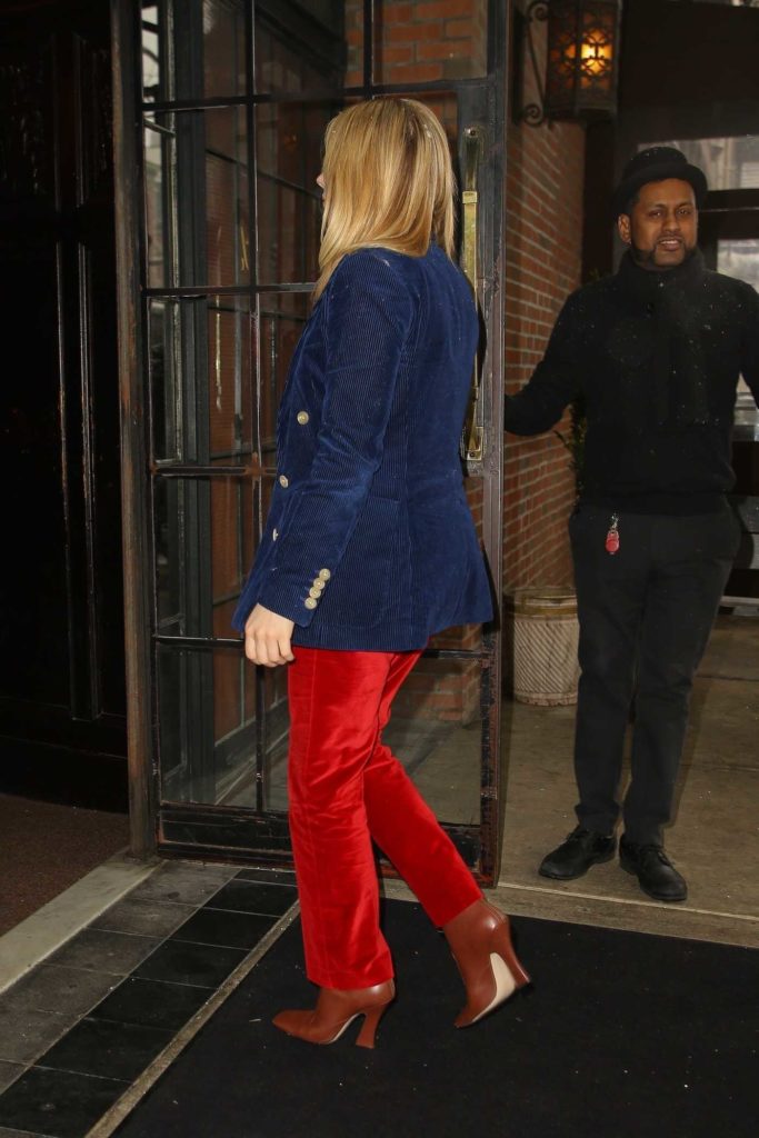Chloe Moretz in a Red Pants
