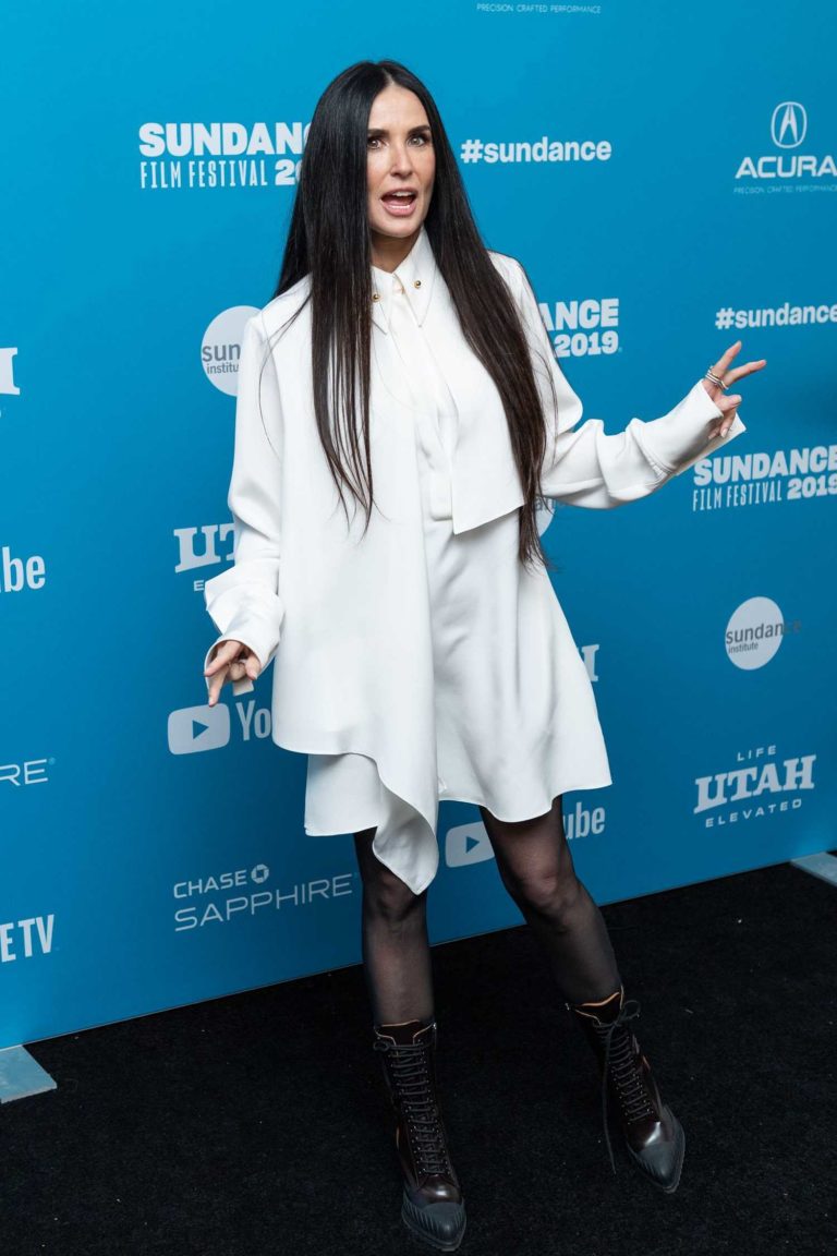 Demi Moore Attends Corporate Animals Premiere During 2019 Sundance Film