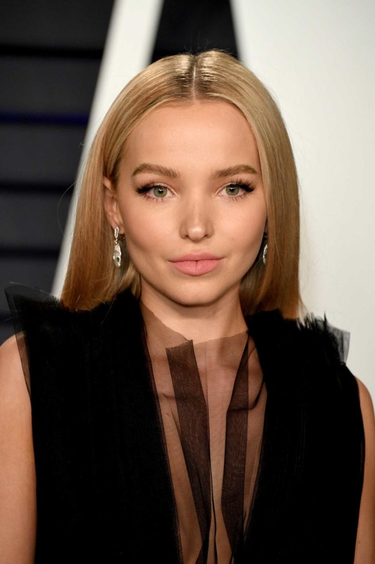 Dove Cameron Attends 2019 Vanity Fair Oscar Party in Beverly Hills