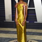 Letitia Wright Attends 2019 Vanity Fair Oscar Party in Beverly Hills