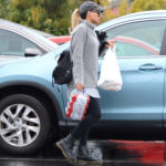 Naya Rivera in a Gray Sweater Goes Shopping Out in Los Angeles