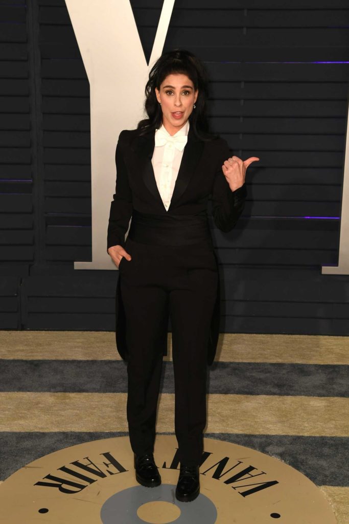 Sarah Silverman Attends 2019 Vanity Fair Oscar Party in Beverly Hills ...
