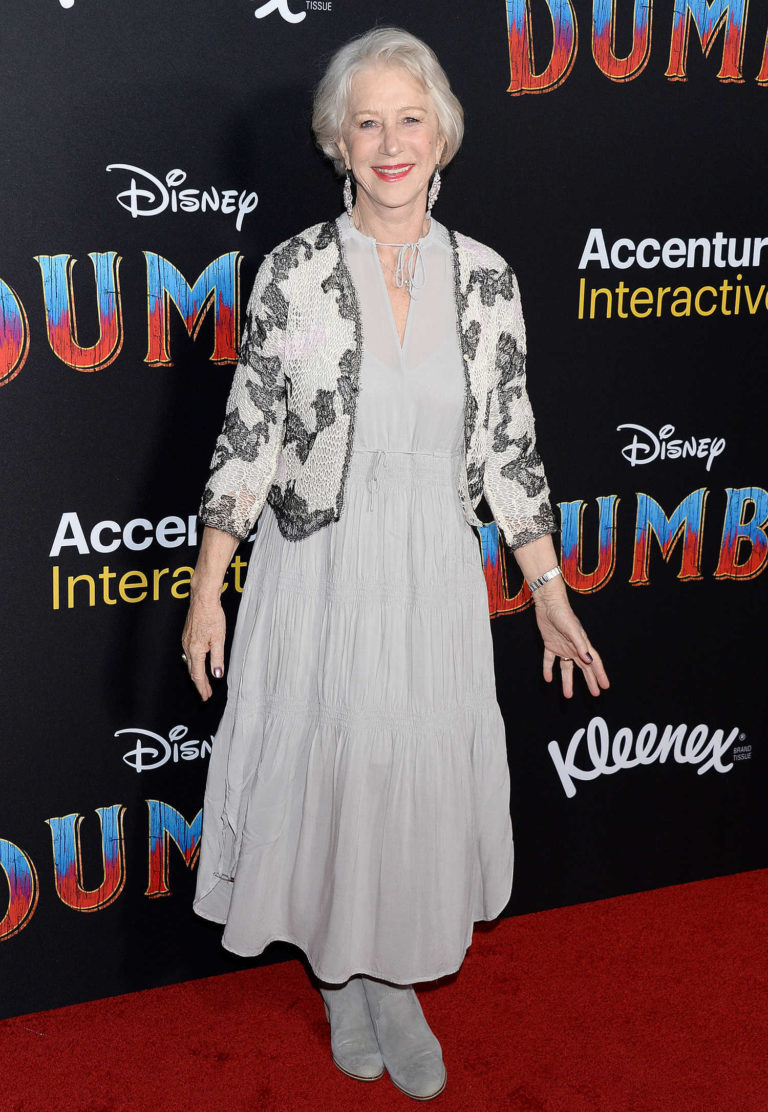 Helen Mirren Attends Disney’s Dumbo World Premiere in Hollywood – Celeb