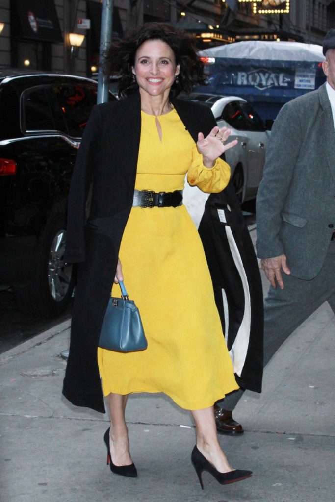 Julia Louis-Dreyfus in a Yellow Dress