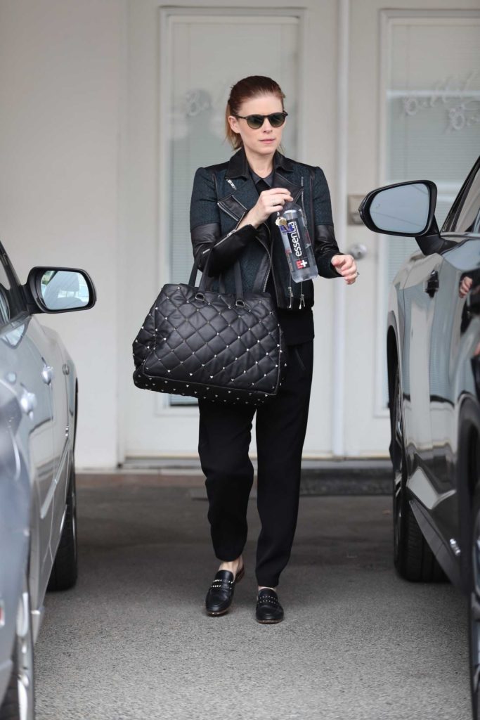Kate Mara in a Black Pants