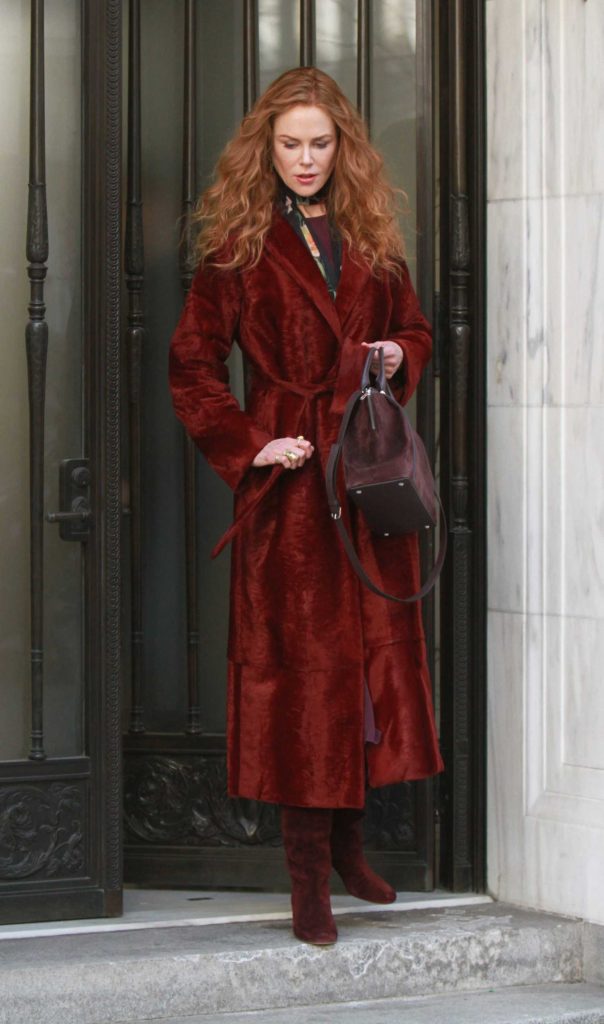 Nicole Kidman in a Red Coat