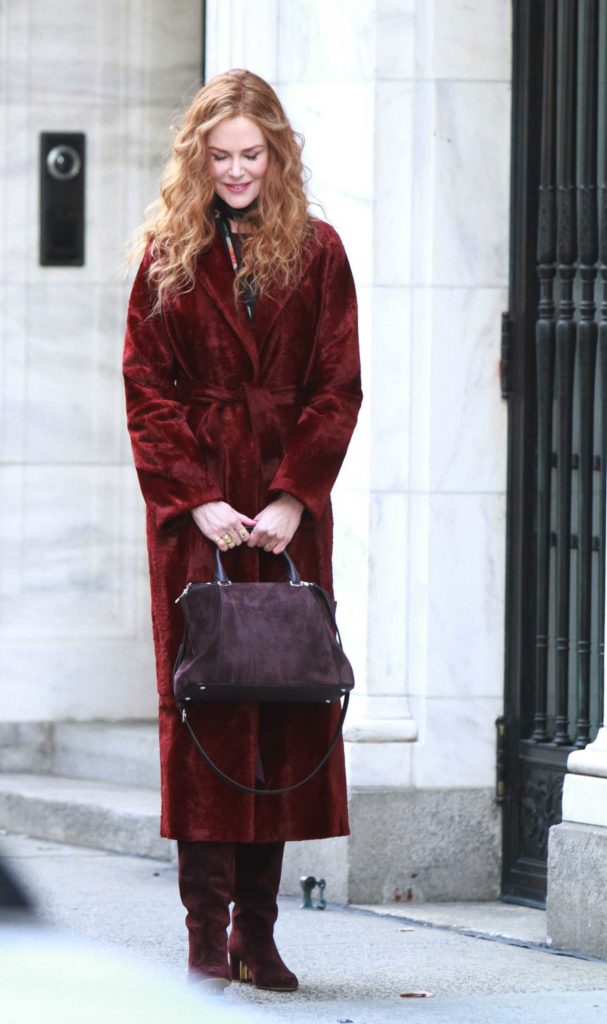 Nicole Kidman in a Red Coat