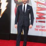 Zachary Levi Attends the Shazam Premiere at TCL Chinese Thatre in Los Angeles