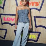 Amandla Stenberg Attends Levi’s Brunch at the Coachella Valley Music and Arts Festival in Indio