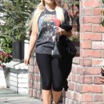 Holly Madison in a Gray Star Wars T-Shirt Was Seen Out in Los Angeles