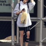Jaimie Alexander in a Gray Hoody Was Seen Out in New York