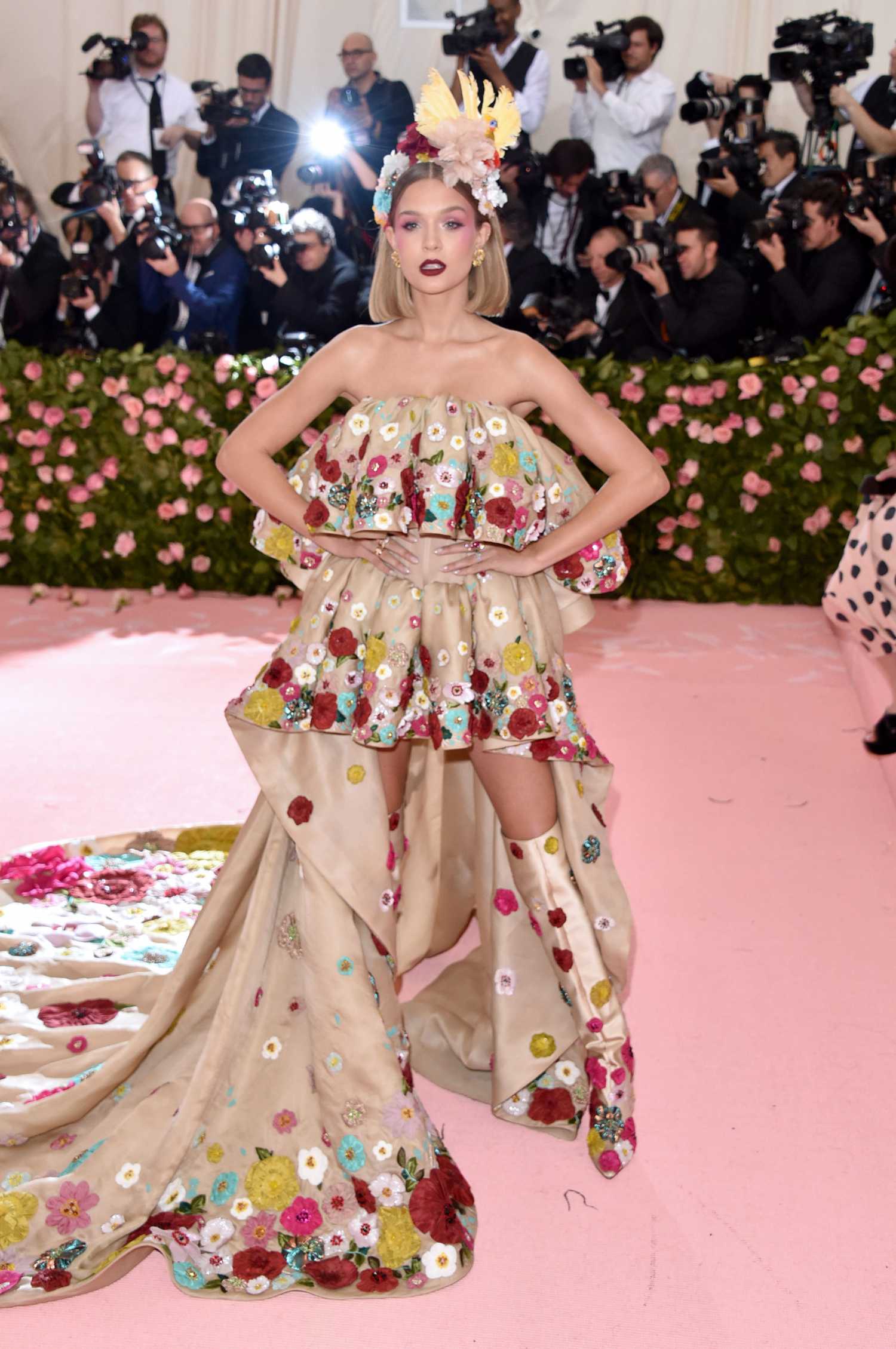 Josephine Skriver Attends the 2019 Met Gala Celebrating Camp: Notes on