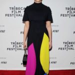 Morena Baccarin Attends the Framing John DeLorean Screening During the Tribeca Film Festival in New York City