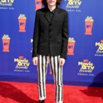 Finn Wolfhard Attends 2019 MTV Movie and TV Awards at Barker Hangar in Santa Monica