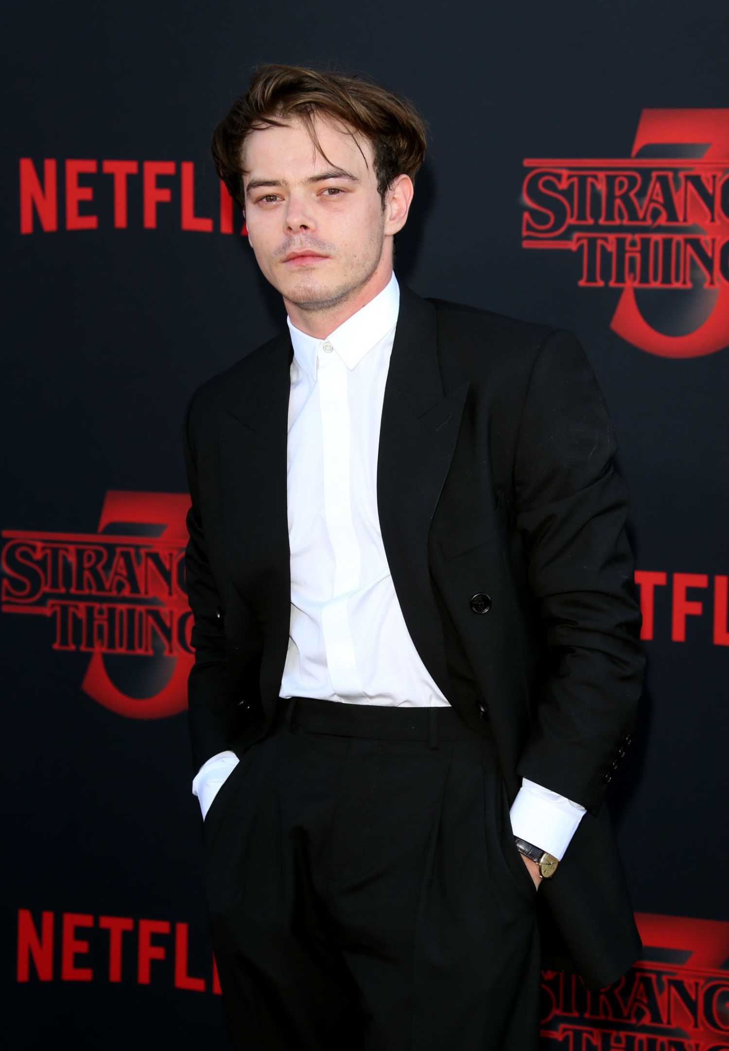 Charlie Heaton Attends The Stranger Things Season 3 Premiere In Santa 