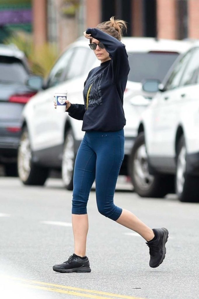 Elizabeth Olsen in a Black Sweatshirt