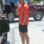 Joe Jonas in a Black Shorts Was Seen Out in New York