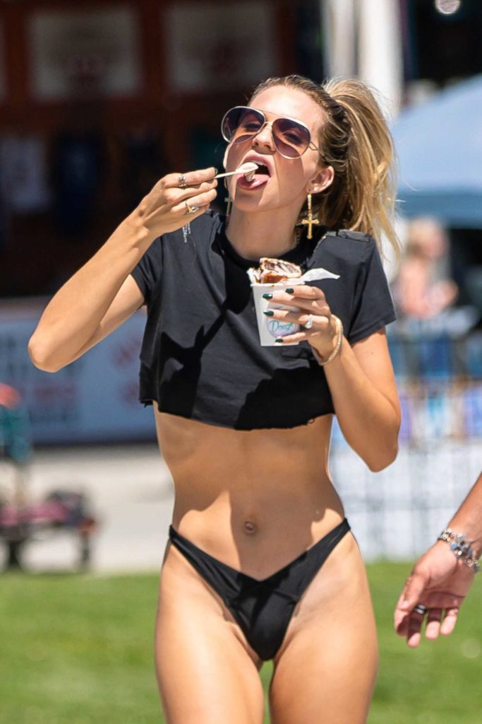 Rachel McCord in a Black Bikini