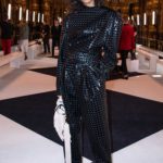 Cindy Bruna Attends the Balmain Fashion Show During 2019 Paris Fashion Week in Paris