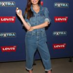 Lily Aldridge Attends a Taping of Extra at the Levi’s Store Times Square in New York City
