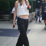 Suki Waterhouse in a White Top Was Seen Out in NY