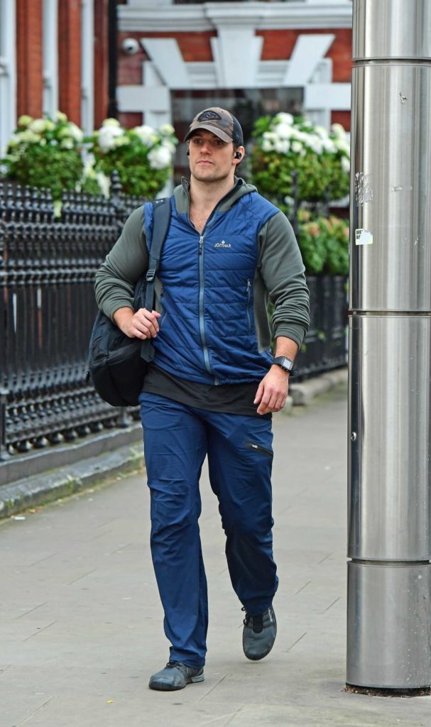 Henry Cavill in a Brown Cap
