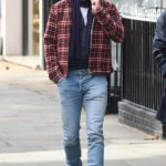 Kit Harington in a Plaid Jacket Was Seen Out in Notting Hill