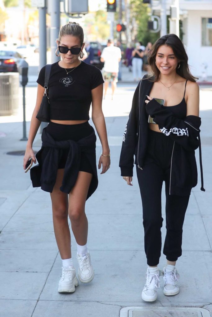 Madison Beer in a White Sneakers