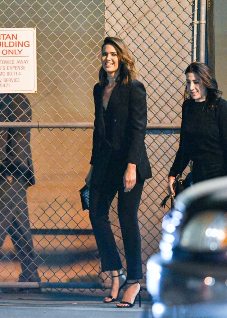 Mandy Moore in a Black Suit