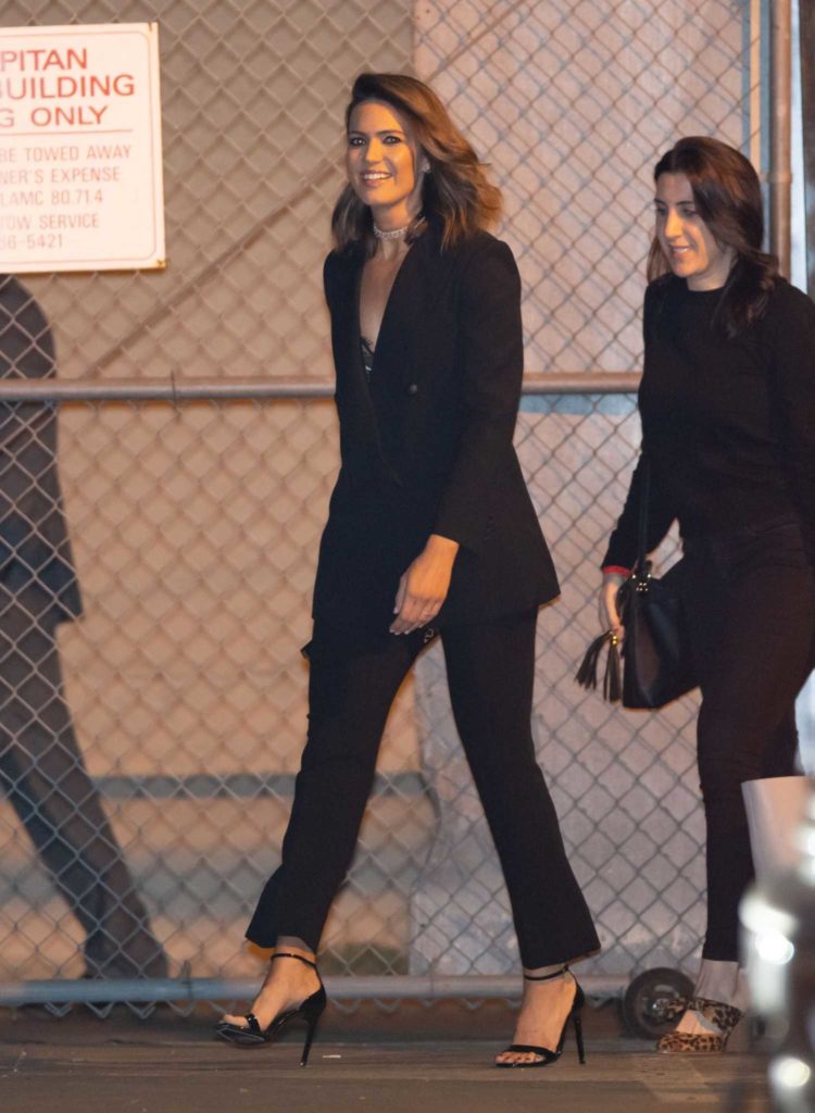 Mandy Moore in a Black Suit