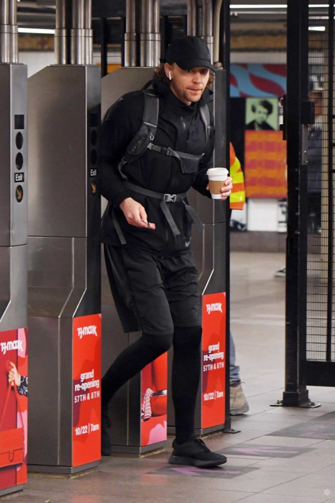 Tom Hiddleston in a Black Cap