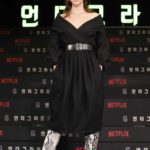 Adria Arjona Attends Netflix’s 6 Underground Press Conference in Seoul