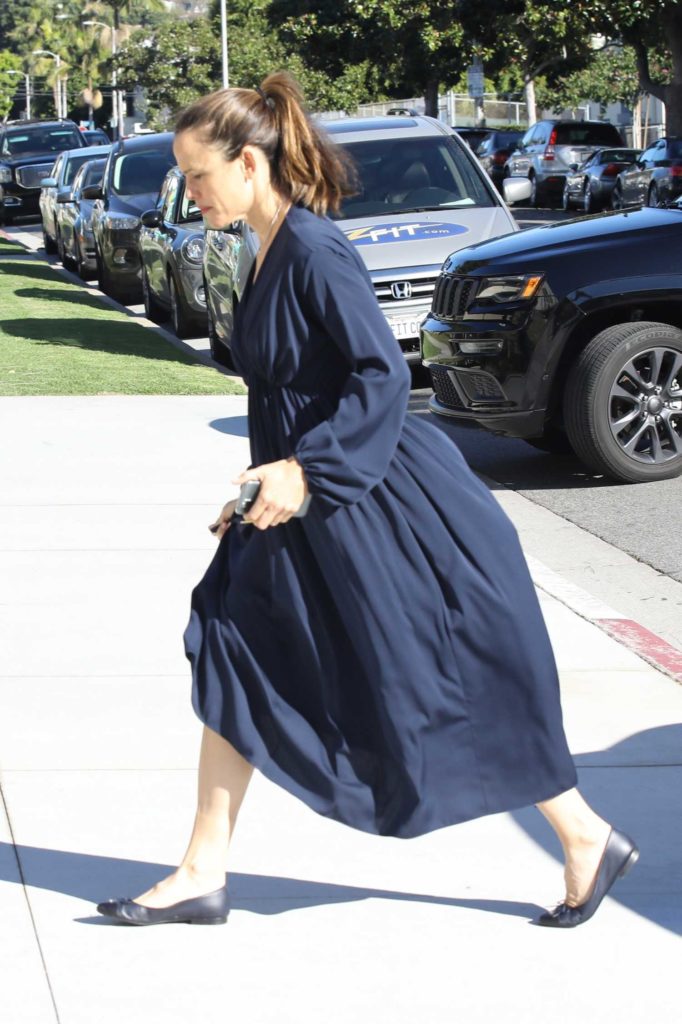Jennifer Garner in a Blue Dress