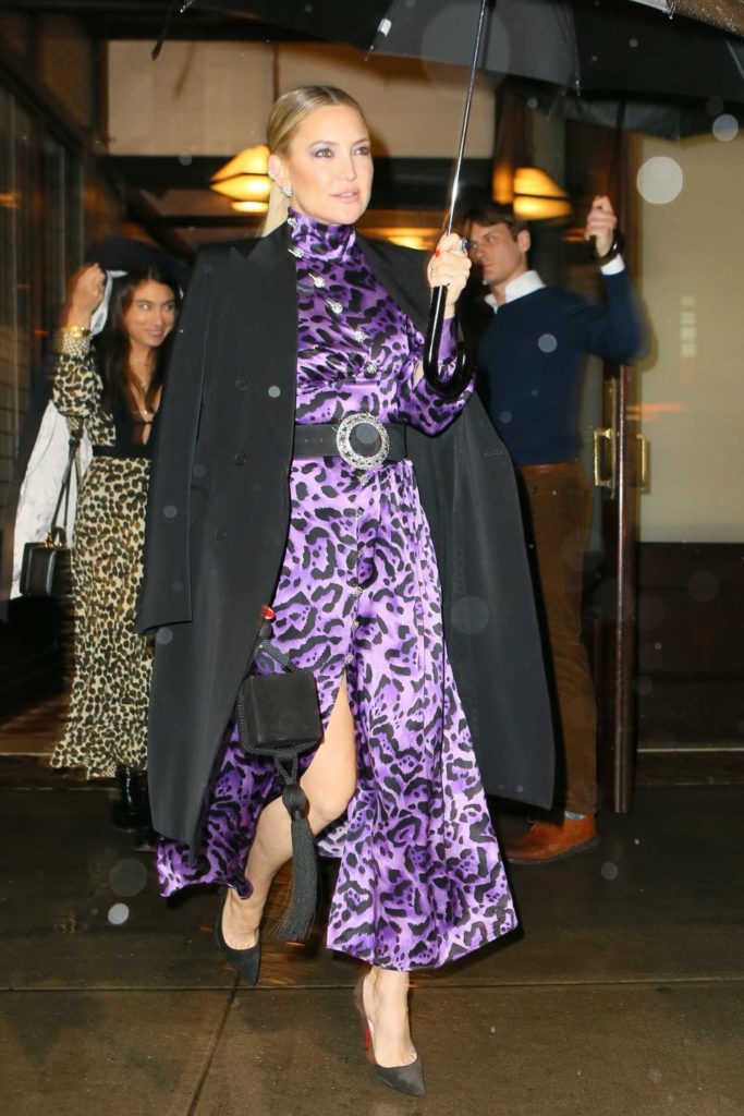 Kate Hudson in a Purple Dress