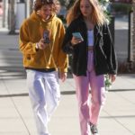 Maddie Ziegler in a Pink Pants Was Seen Out with a Friend in LA