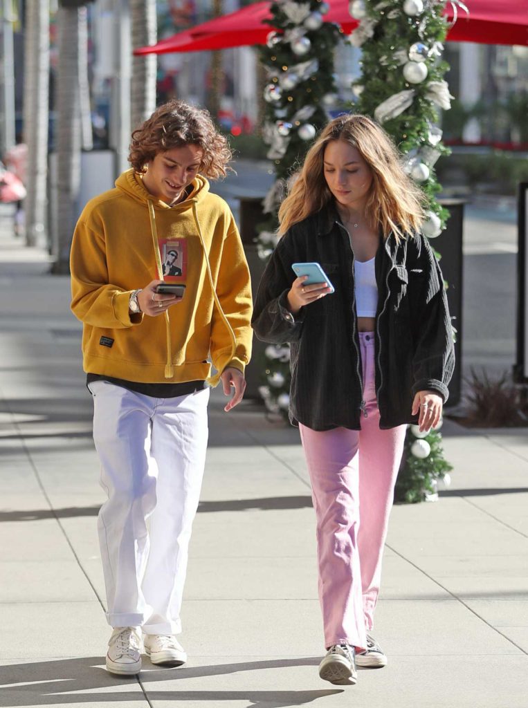 Maddie Ziegler in a Pink Pants Was Seen Out with a Friend in LA – Celeb ...