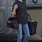 Nicole Kidman in a Black Hoody on the Set of Her New Movie Prom in Los Angeles