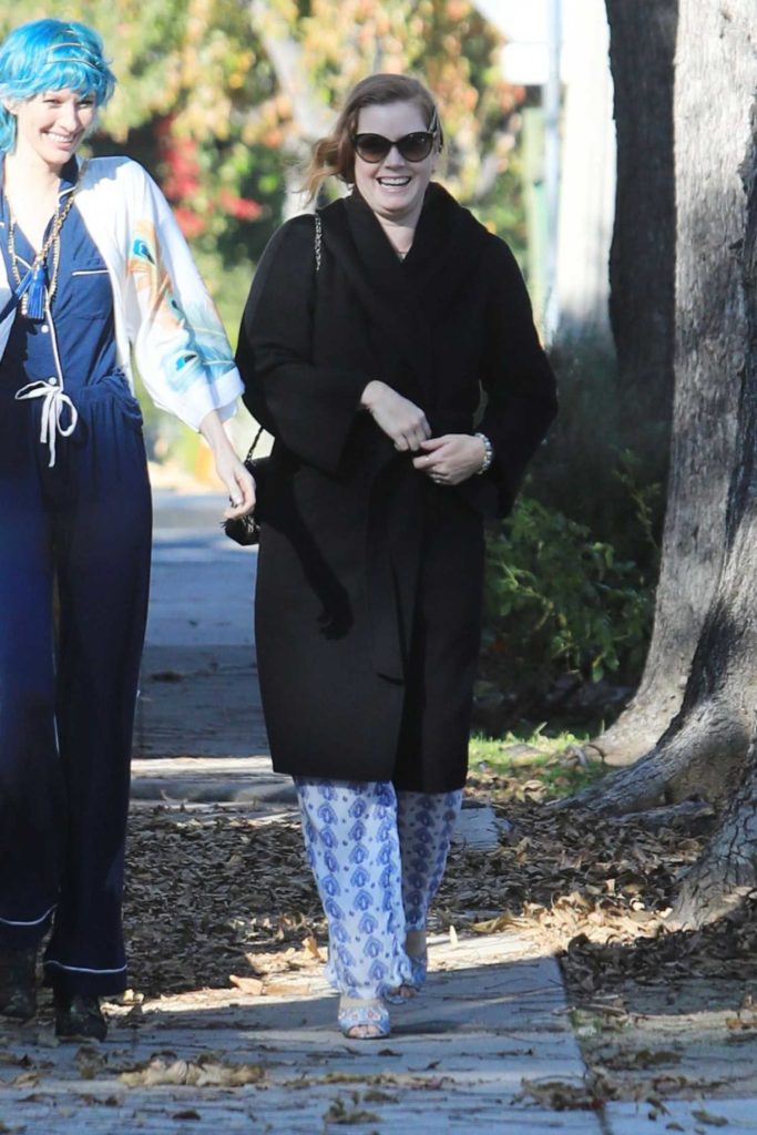 Amy Adams in a Black Coat