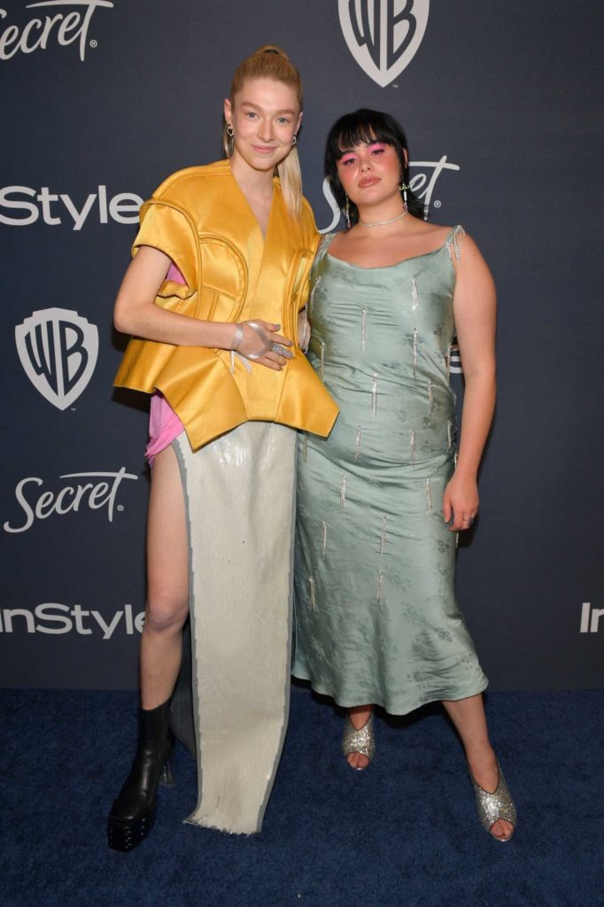 Hunter Schafer Attends the 21st Annual Warner Bros and InStyle Golden