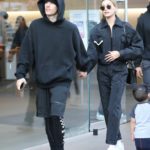 Justin Bieber in a Black Hoody Was Seen Out with Hailey Bieber in Los Angeles