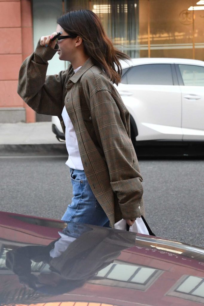 Kendall Jenner in a White Sneakers