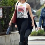 Kristen Bell in a Black Leggings Was Seen Out in Los Felize