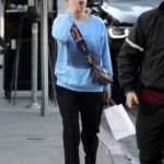 Natalie Portman in a White Sneakers Leaves the Crossroads Kitchen Restaurant in West Hollywood