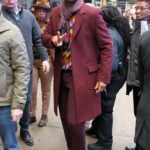 Will Smith in a Purple Coat Was Seen Out in New York